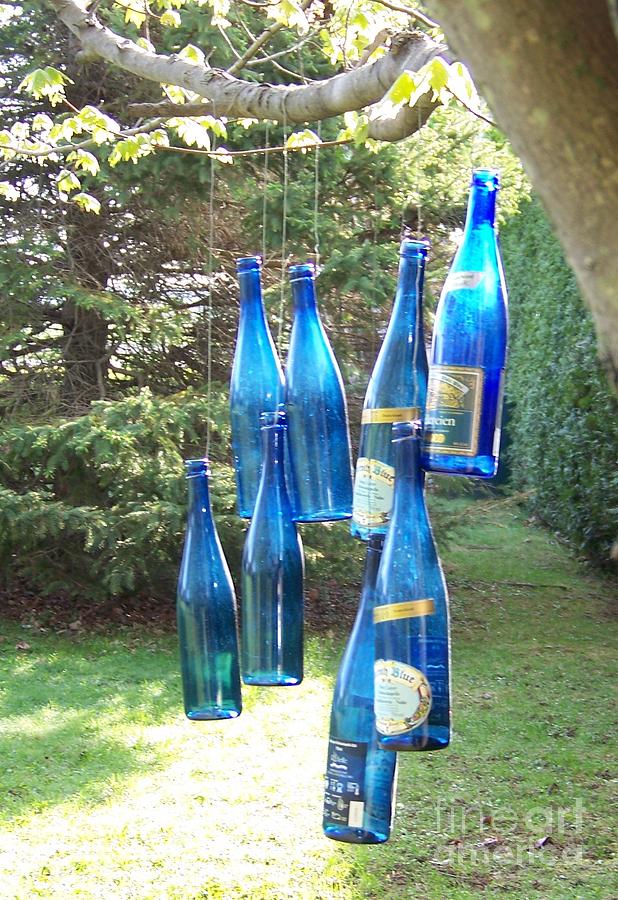 Blue Bottle Tree Photograph by Jackie Mueller-Jones