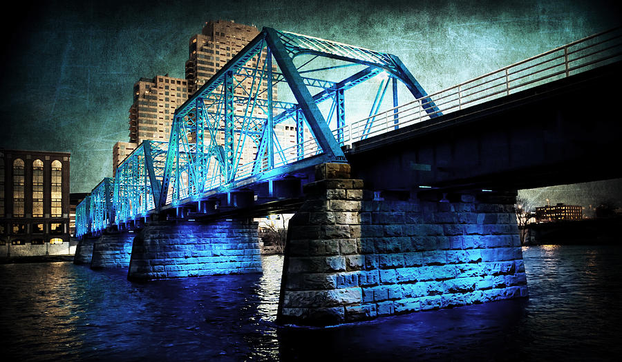 Blue Bridge Photograph by Evie Carrier
