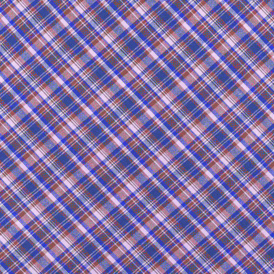 Blue Brown And White Plaid design Background Photograph by Keith Webber Jr