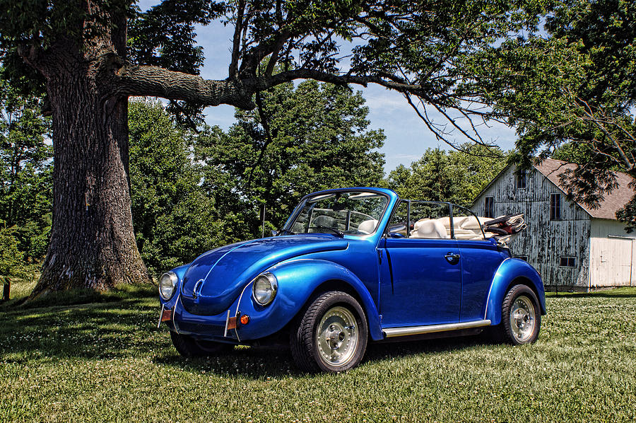 Blue Buggin Photograph by Off The Beaten Path Photography - Andrew Alexander