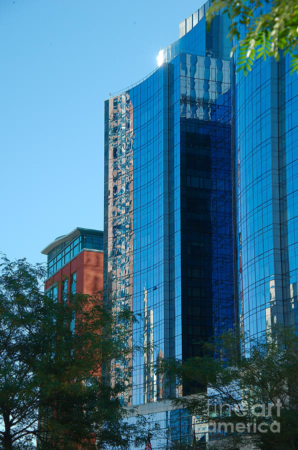 Blue Building Photograph by Jim  Calarese