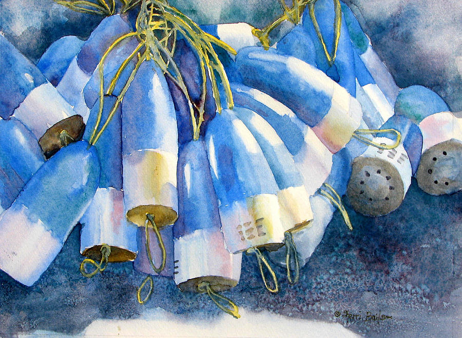 Nature Painting - Blue Bundle by Sherri Bails