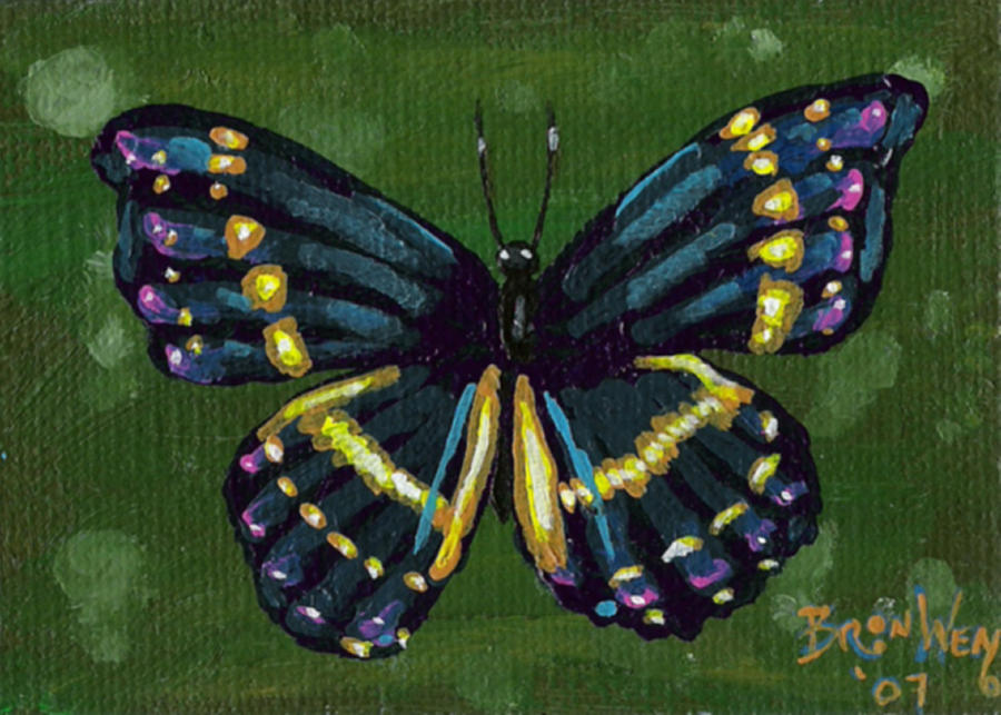 Blue Butterfly by Bronwen Skye Blue Butterfly by Bronwen Skye