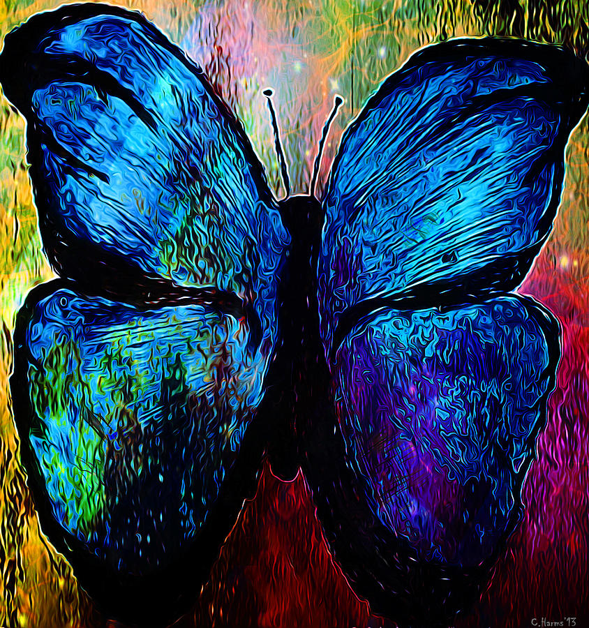 Blue Butterfly by Catherine Harms Blue Butterfly by Catherine Harms
