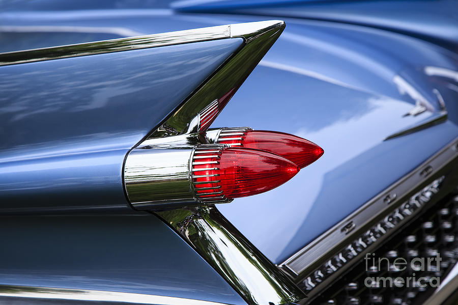 Blue 1959 Cadillac Photograph by Dennis Hedberg