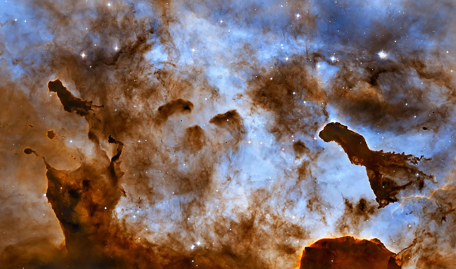 Blue Carina Nebula  Photograph by Jennifer Rondinelli Reilly - Fine Art Photography