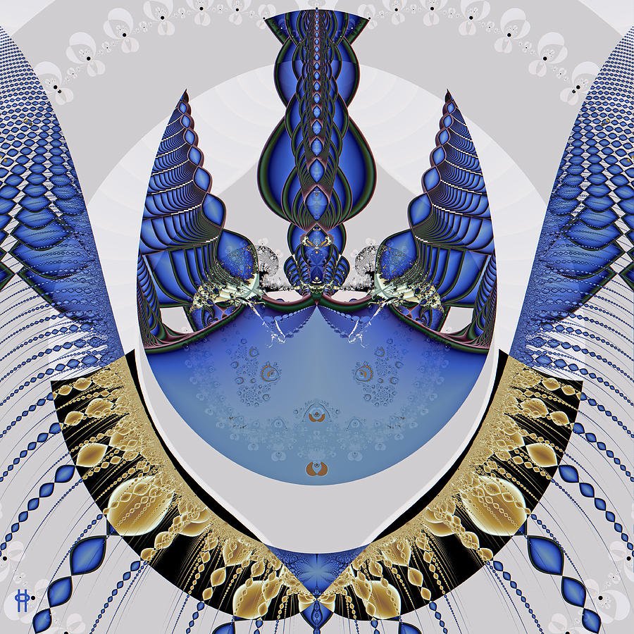 Blue Castle Digital Art by Jim Pavelle