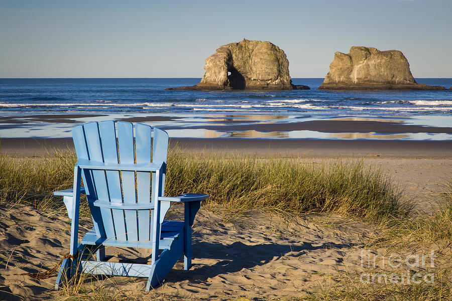 Blue Chair Photograph by Brian Jannsen