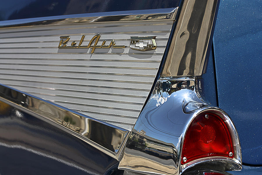 Blue Chevy Bel Air Photograph by Patrice Zinck