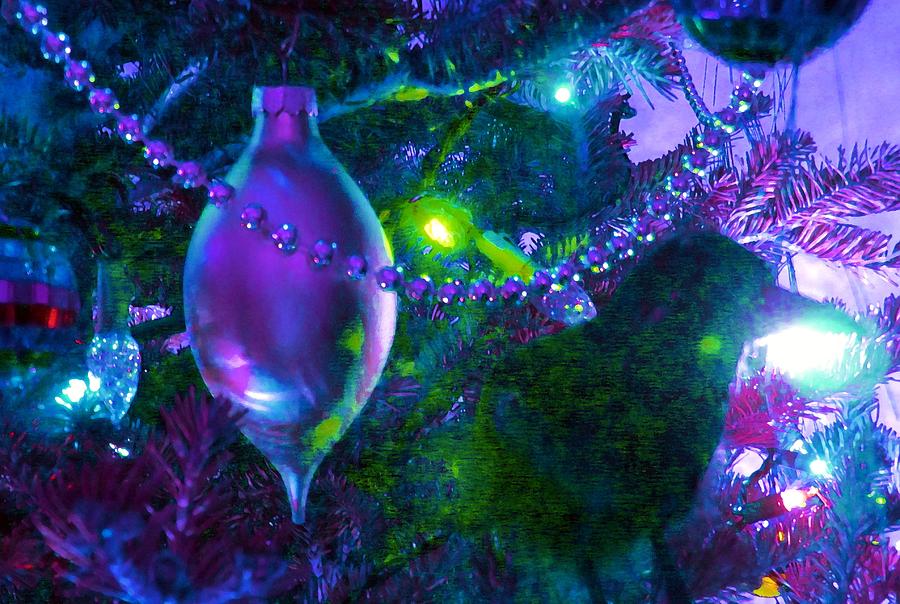 Blue Christmas - Holiday Greetings Photograph by Susan Carella