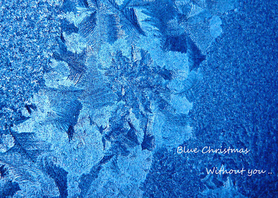 Blue Christmas Photograph by Rhonda McDougall
