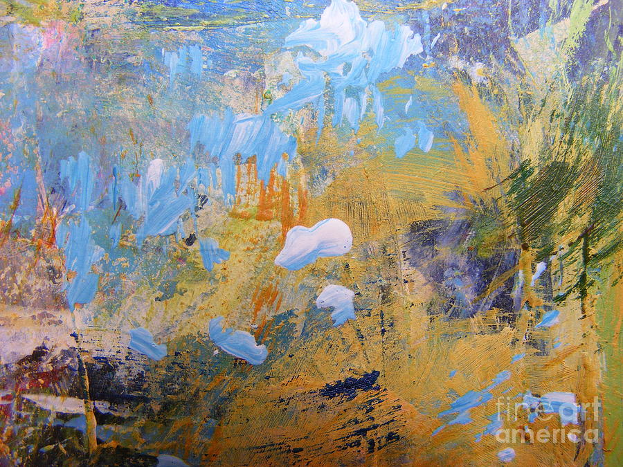 Blue Cloud 2 Painting by Nancy Kane Chapman