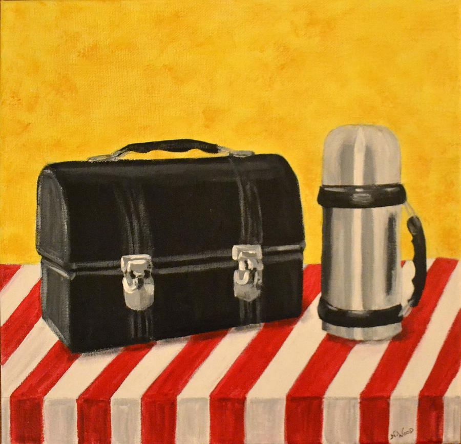 Blue Collar Lunch Painting by Nancy Sisco