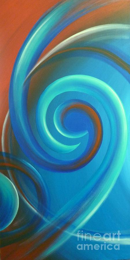 Cosmic Swirl by Reina Cottier Painting by Reina Cottier