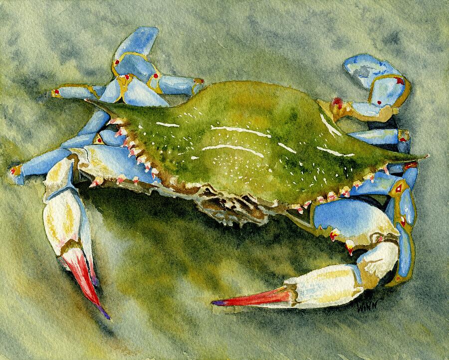 Blue Crab Painting