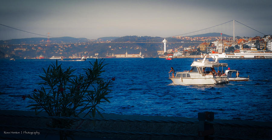 Blue Dawn on the Bosphorus Photograph by Ross Henton
