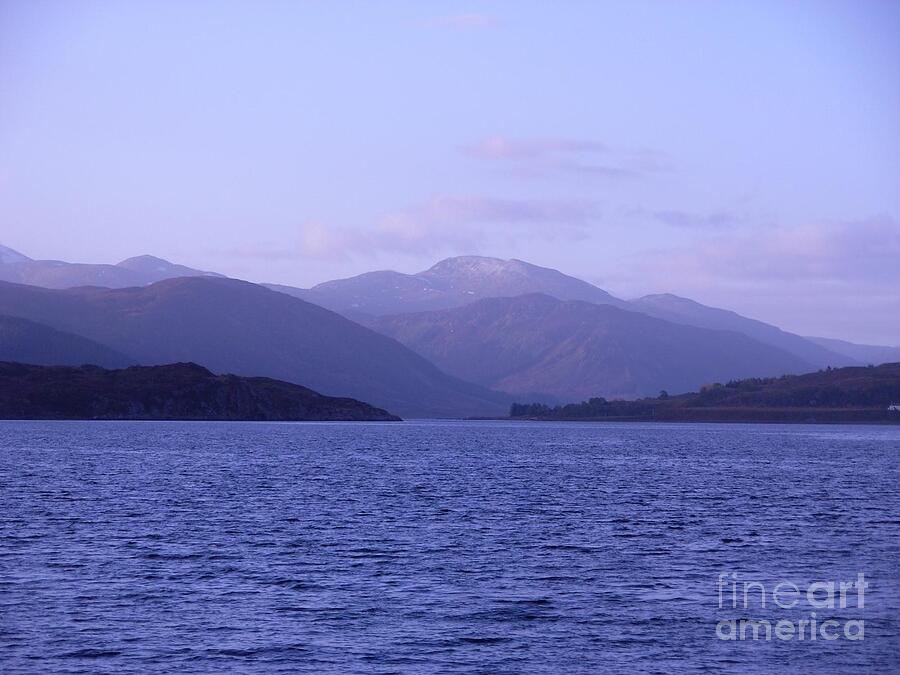 Blue Dawn Over Loch Broom 2 Photograph by Joan-Violet Stretch