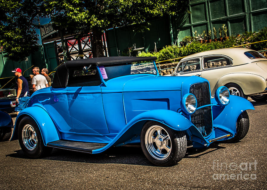 Car Photograph - Blue Day by Perry Webster