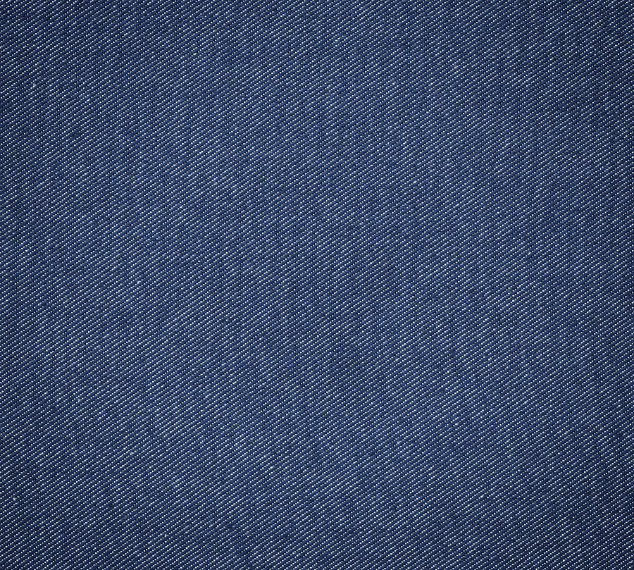 Blue Denim Fabric Photograph by Billnoll