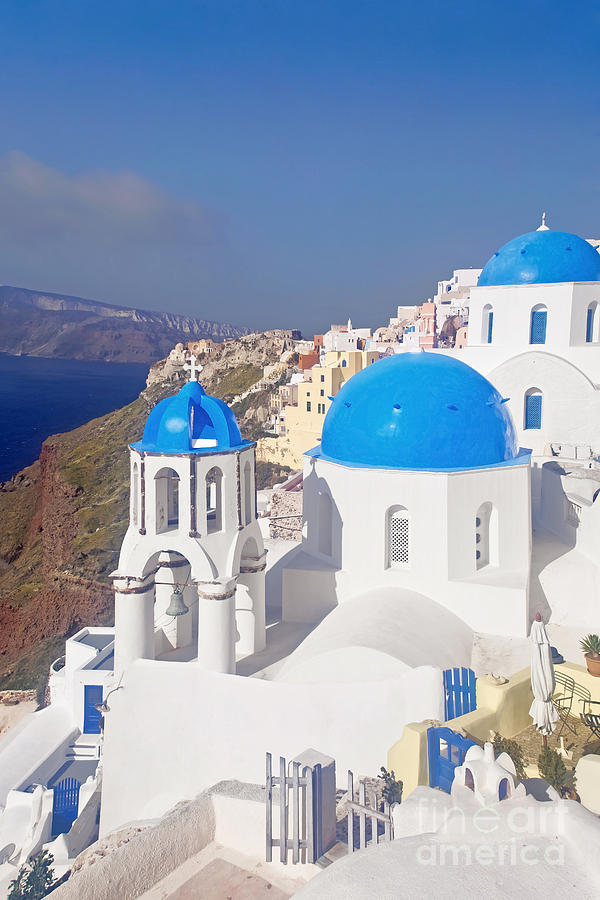 Blue Dome  Photograph by Aiolos Greek Collections