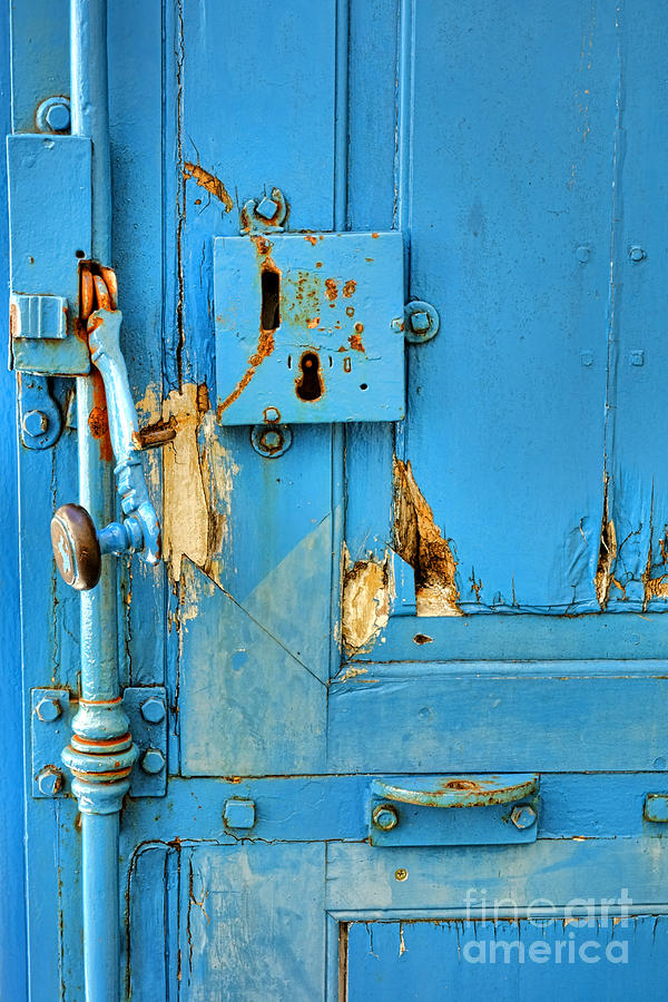 Blue Door Blues Photograph by Olivier Le Queinec