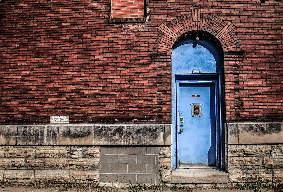 Blue Door Inc. Photograph by Ray Congrove