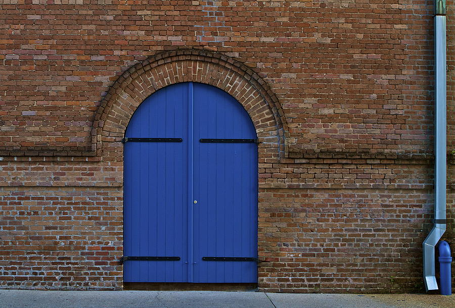 Blue Door Photograph by John Babis