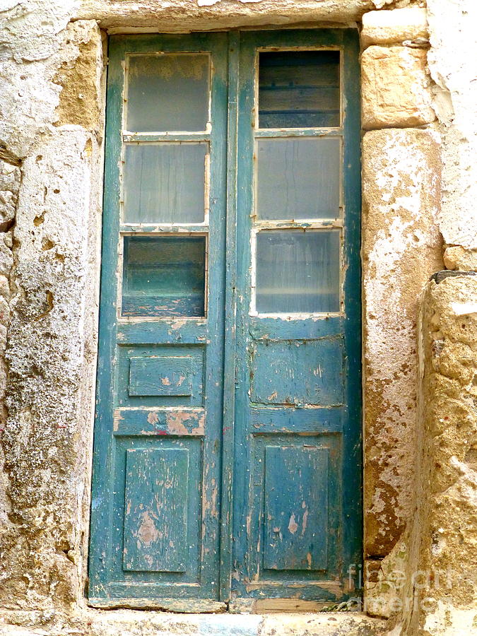 Blue door Photograph by Maxine Kamin