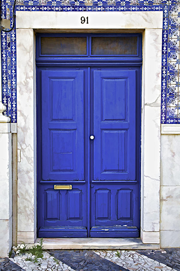 Blue Door of Estremoz  Photograph by David Letts