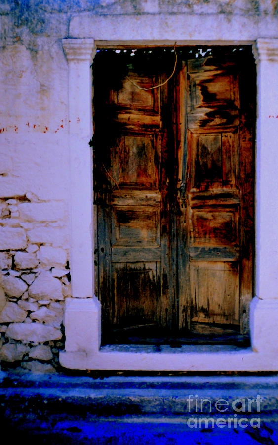 Blue Door Way Photograph by Diane montana Jansson