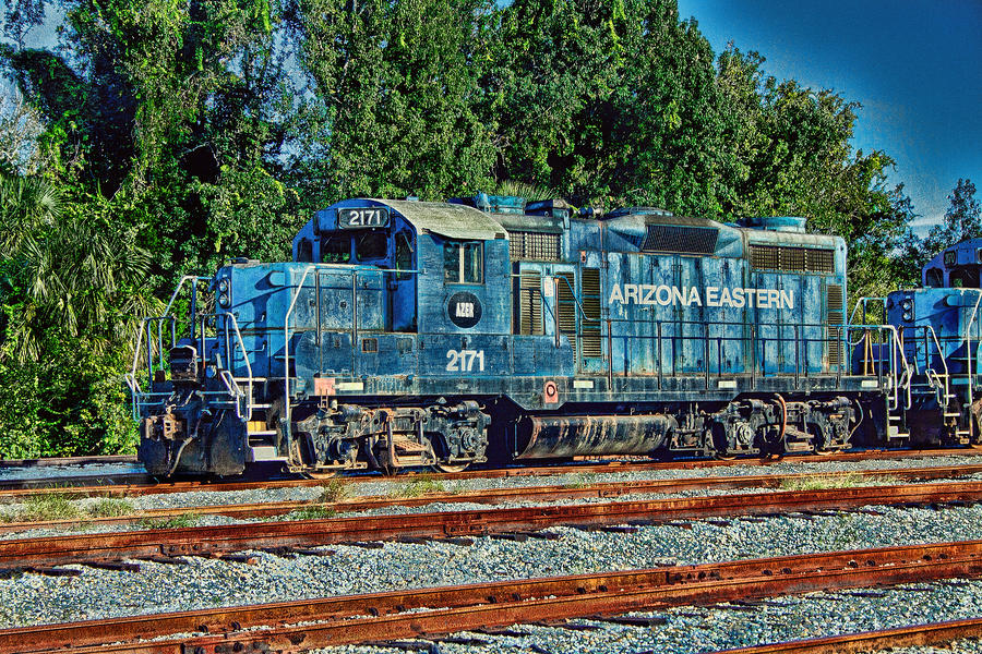Blue Express 2171 Photograph by Dave Bosse