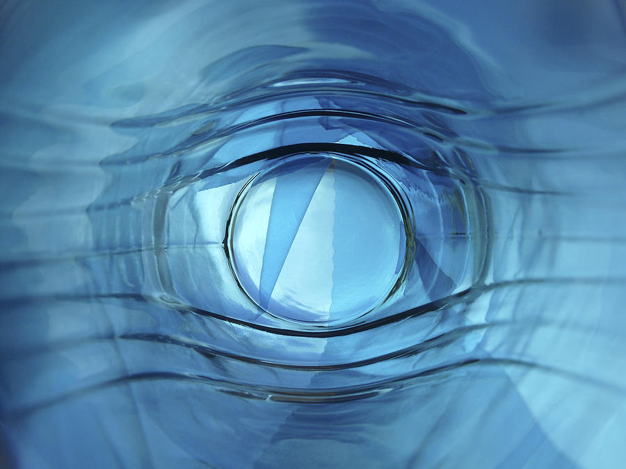 Abstract Photograph - Blue Eye by Carlos Vieira