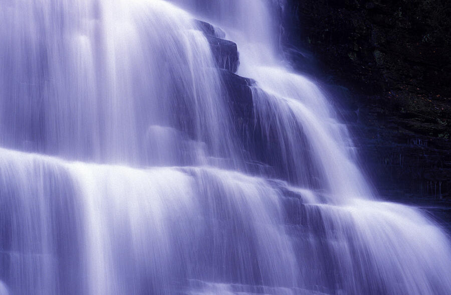 Blue Falls Photograph by Paul W Faust -  Impressions of Light