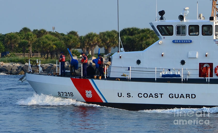 U. S. Coast Guard Blue Fin  Photograph by Bob Sample