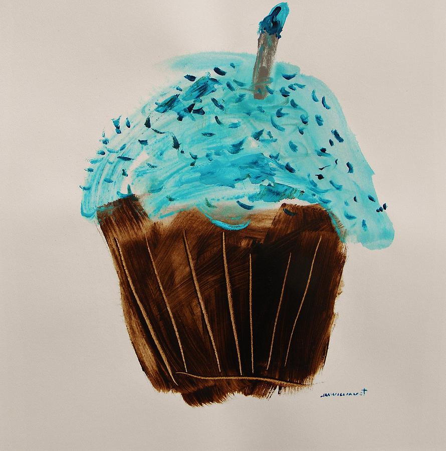Blue Flame  Blue Jimmies Painting by John Williams
