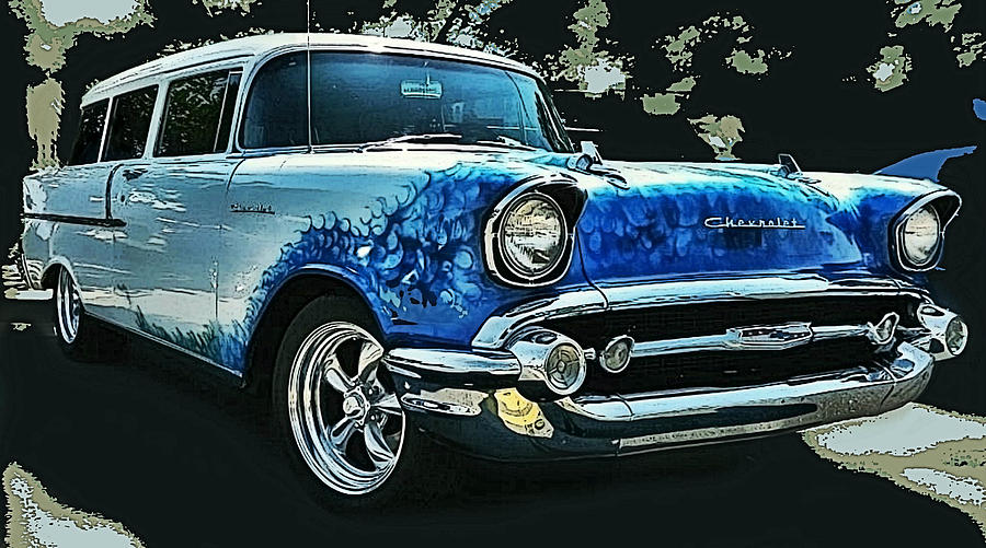 Blue Flames 57 Photograph by Vic Montgomery