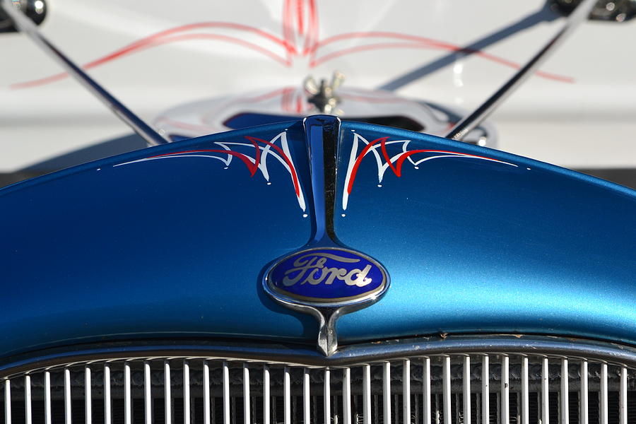 Blue Ford Hotrod Photograph by Dean Ferreira