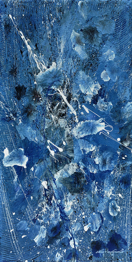 Blue Garden Painting by Craig Burgwardt