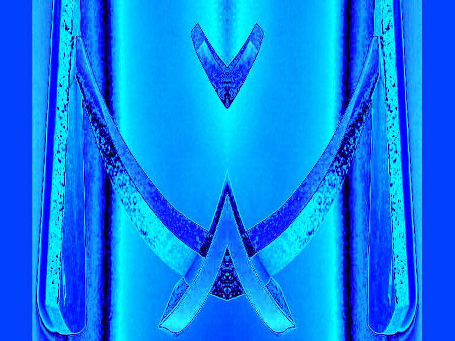 Blue Gift Digital Art by Mary Russell