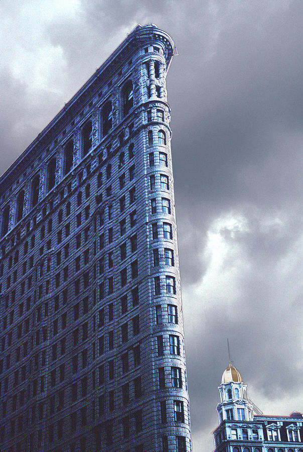 Blue Glow FlatIron Building New York Photograph by Tom Wurl