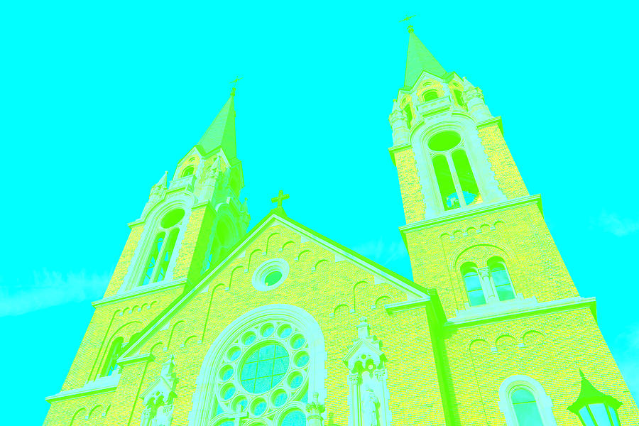 Yellow Church Digital Art by Alexandra Pollett - Fine Art America