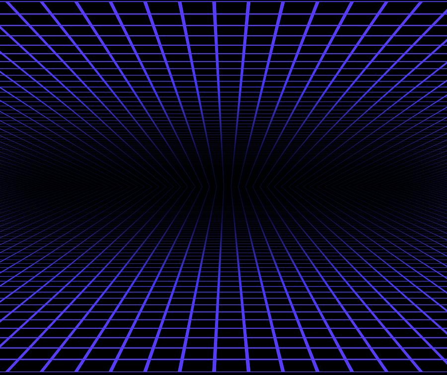 Blue Grid Against Black Background Photograph by Victor De  Schwanberg/science Photo Library - Pixels