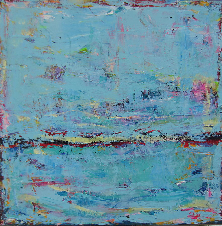 Blue Harmony Painting by Francine Ethier