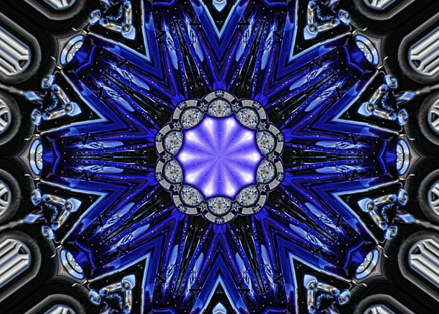 Kaleidoscope Photograph - Blue Haven by Vic Montgomery