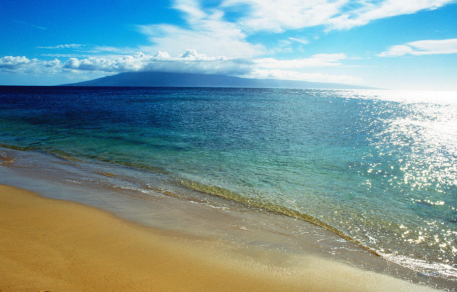 Beach Photograph - Blue Hawaii by Kathy Yates