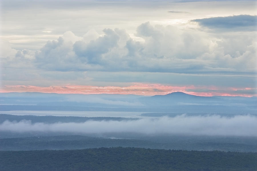 Blue Hill from Cadillac Mountain Acadia National Park Photograph by Keith Webber Jr