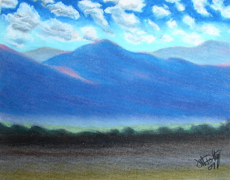 Blue Hills Painting by Michael Foltz