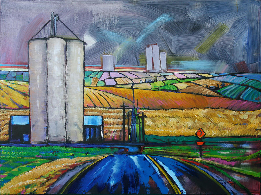 Blue Hiway Painting by Gregg Caudell