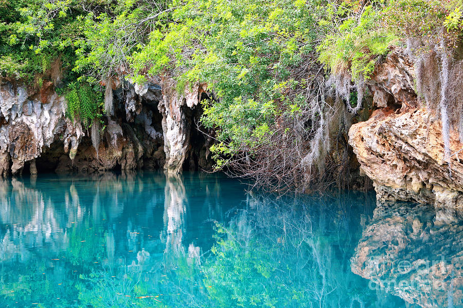Blue Hole Photograph by Charline Xia