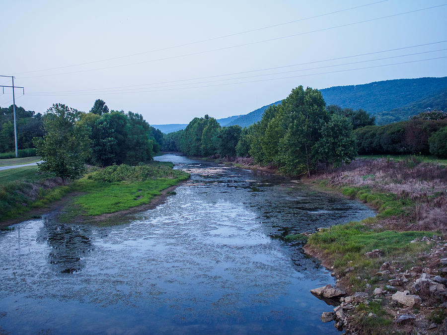 Huntsville Photograph - Blue Hour at Aldridge Creek by Luis Lebron